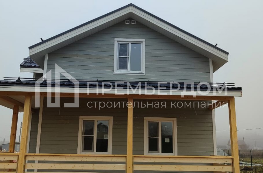 Фото со стройплощадок - Каркасный дом 7х11 м.