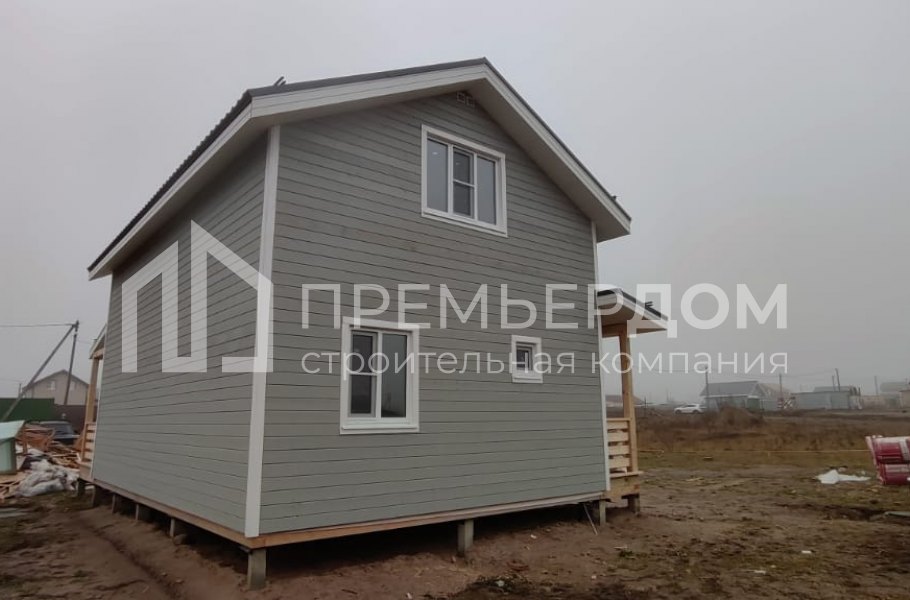 Фото со стройплощадок - Каркасный дом 7х11 м.