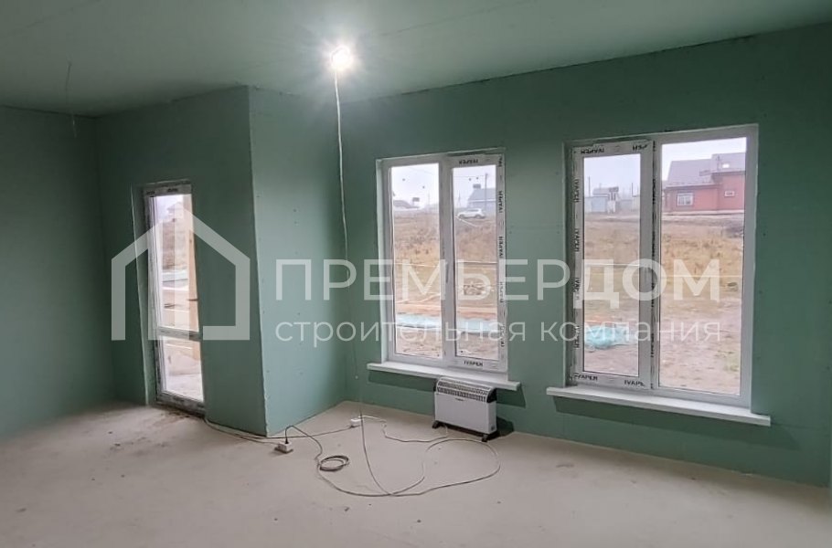 Фото со стройплощадок - Каркасный дом 7х11 м.