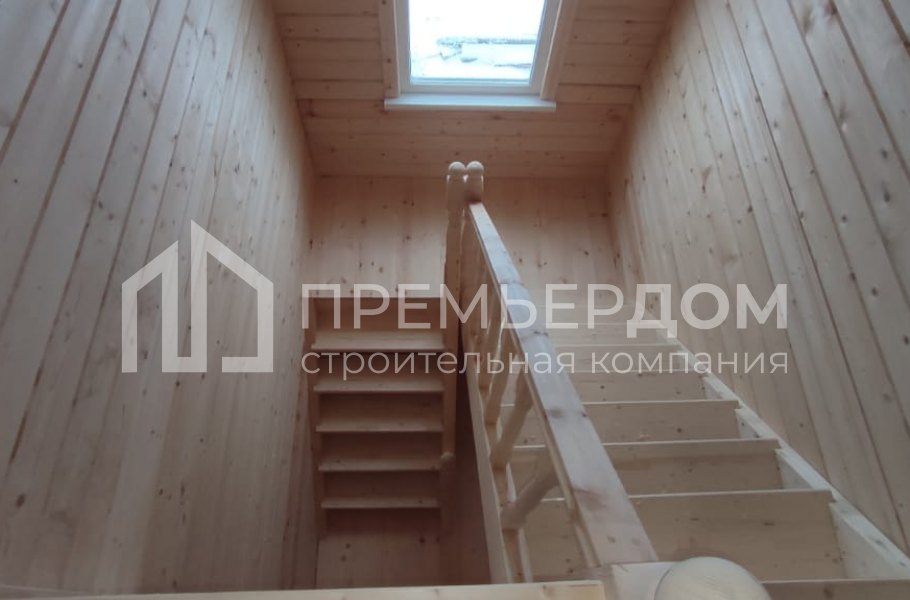 Фото со стройплощадок - Дом из бруса 8х9 м.