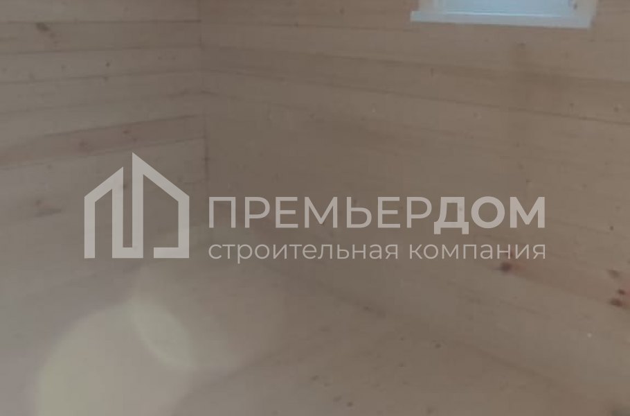 Фото со стройплощадок - Дом из бруса 8х9 м.