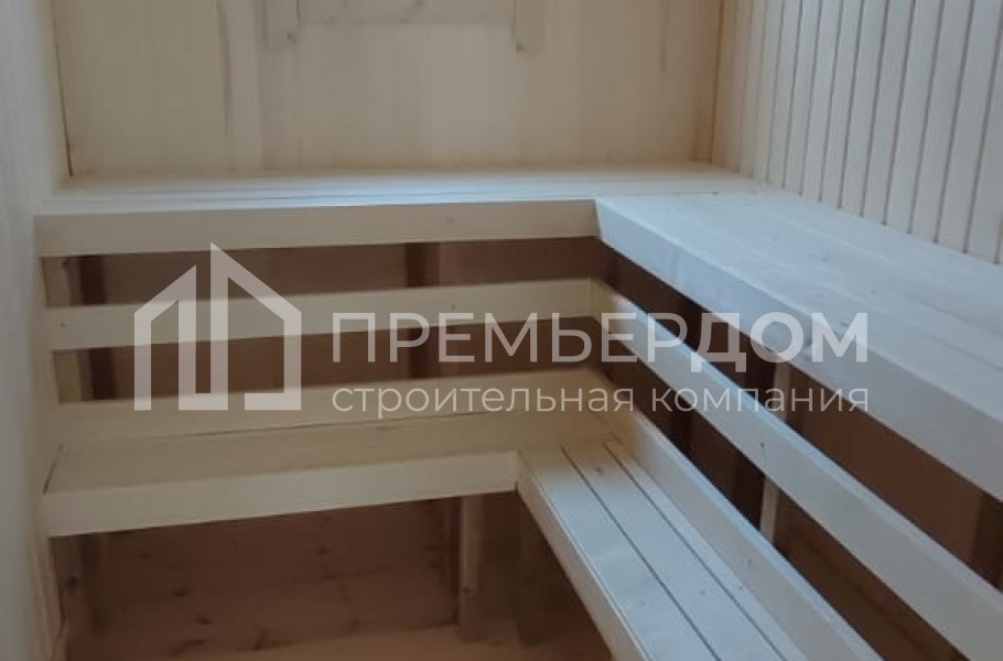 Фото со стройплощадок - Дом из бруса 8х9 м.