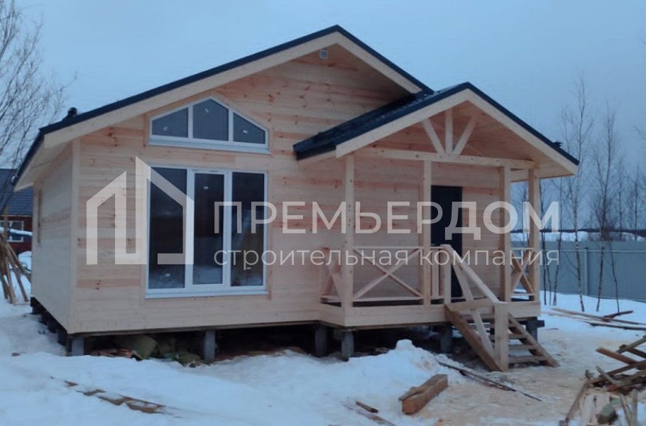 Фото со стройплощадок - Каркасный дом 8х9 м.