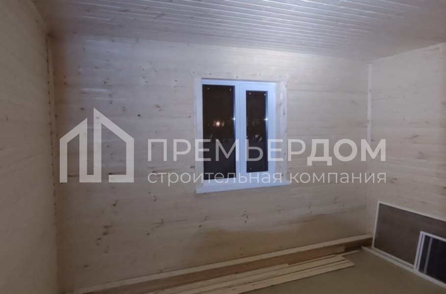 Фото со стройплощадок - Каркасный дом 8х9 м.