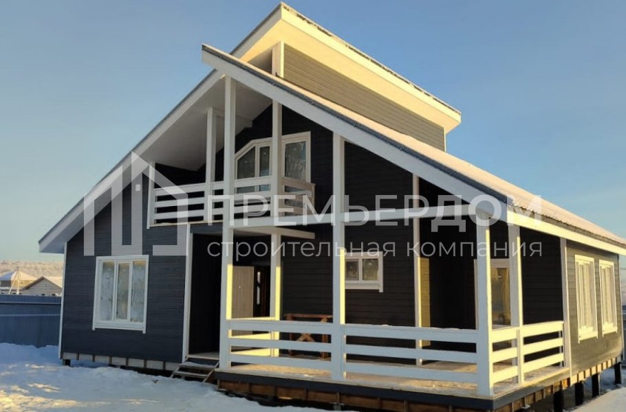 Фото со стройплощадок - Каркасный дом 10.5×12 м.