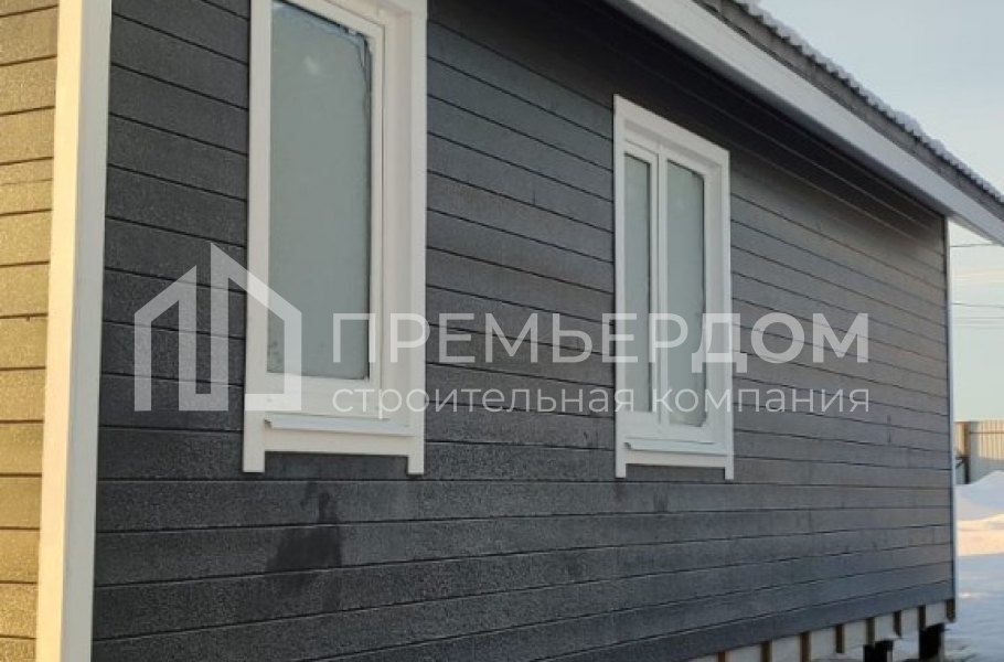 Фото со стройплощадок - Каркасный дом 10.5×12 м.