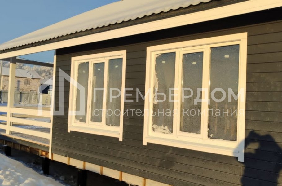 Фото со стройплощадок - Каркасный дом 10.5×12 м.