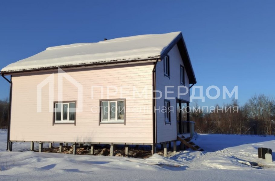 Фото со стройплощадок - Каркасный дом 8х10 м.