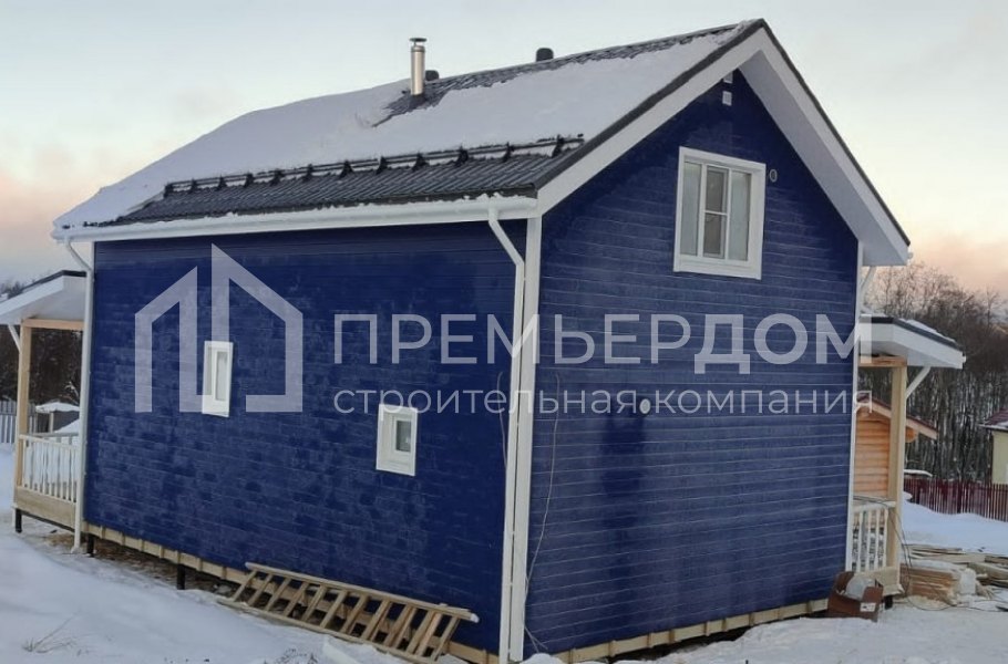 Фото со стройплощадок - Каркасный дом 7,5х13 м.