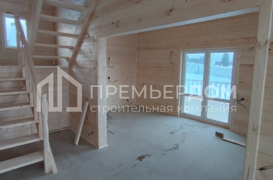 Фото со стройплощадок - Каркасный дом 7,5х13 м.