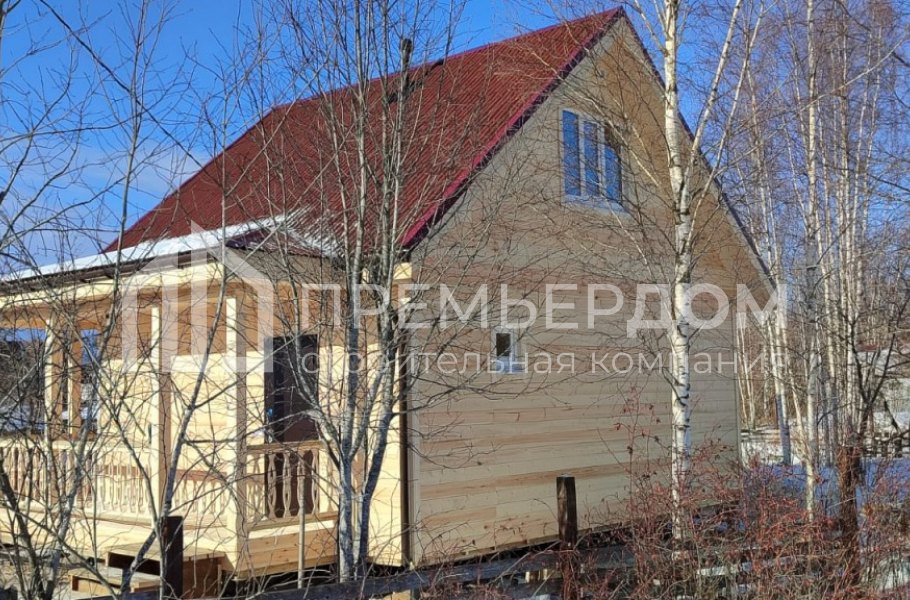 Фото со стройплощадок - Каркасный дом 7×8,5 м.