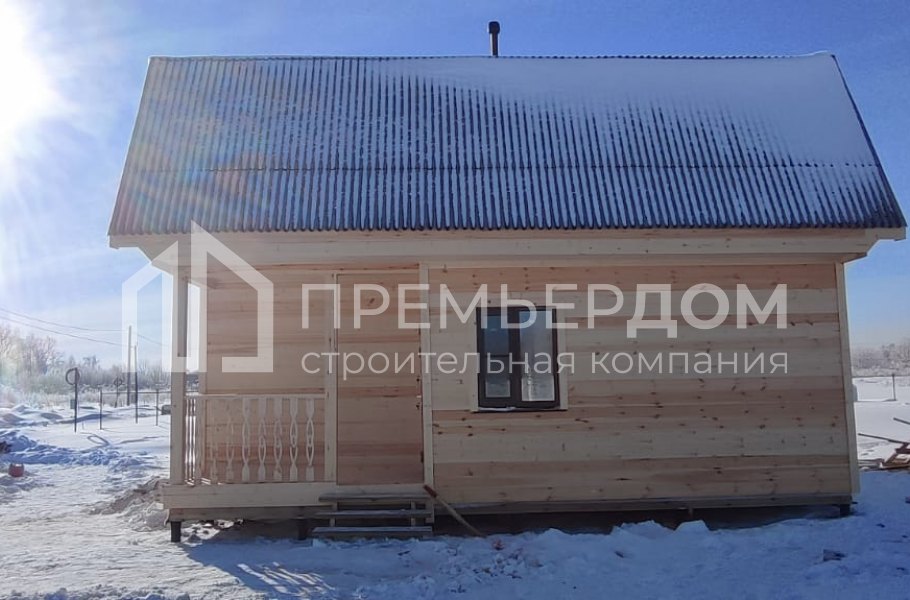 Фото со стройплощадок - Каркасный дом 7,5х8 м.