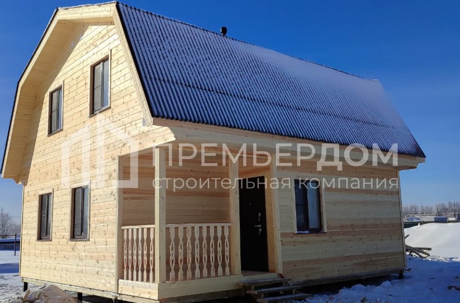 Фото со стройплощадок - Каркасный дом 7,5х8 м.