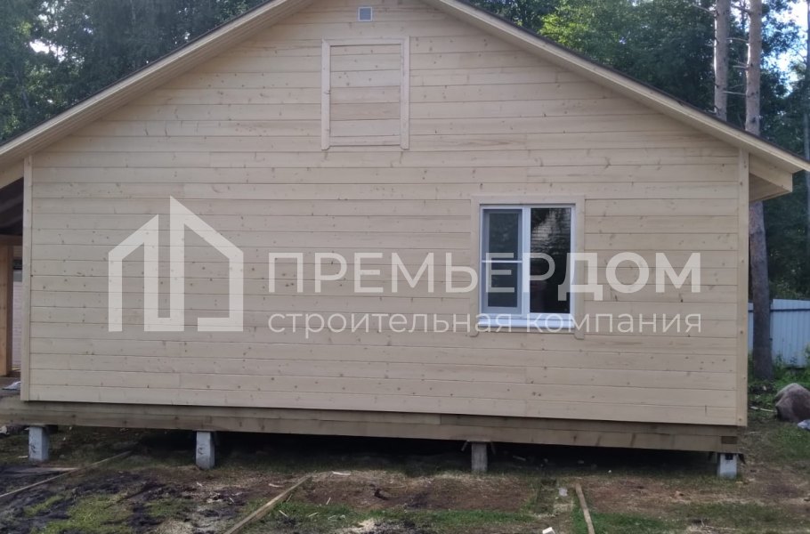 Фото со стройплощадок - Каркасный дом 9х10 м.