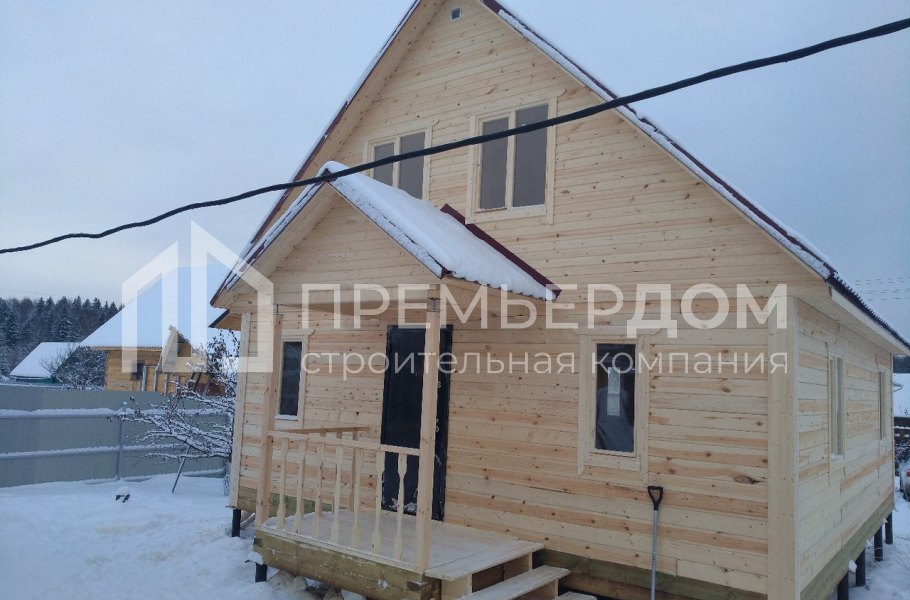 Фото со стройплощадок - Дом по проекту Д-73