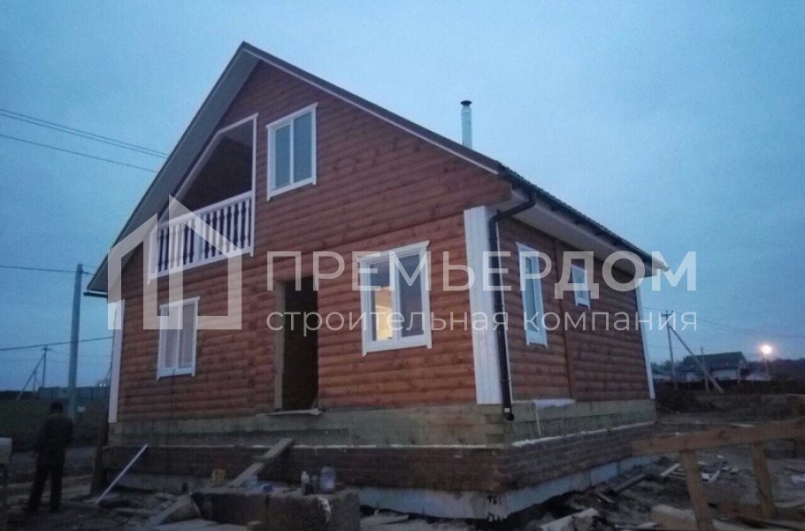 Фото со стройплощадок - Баня по проекту Б-24