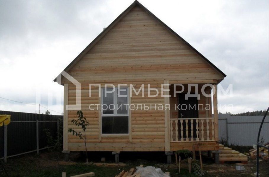 Фото со стройплощадок - Баня 6x6 м.