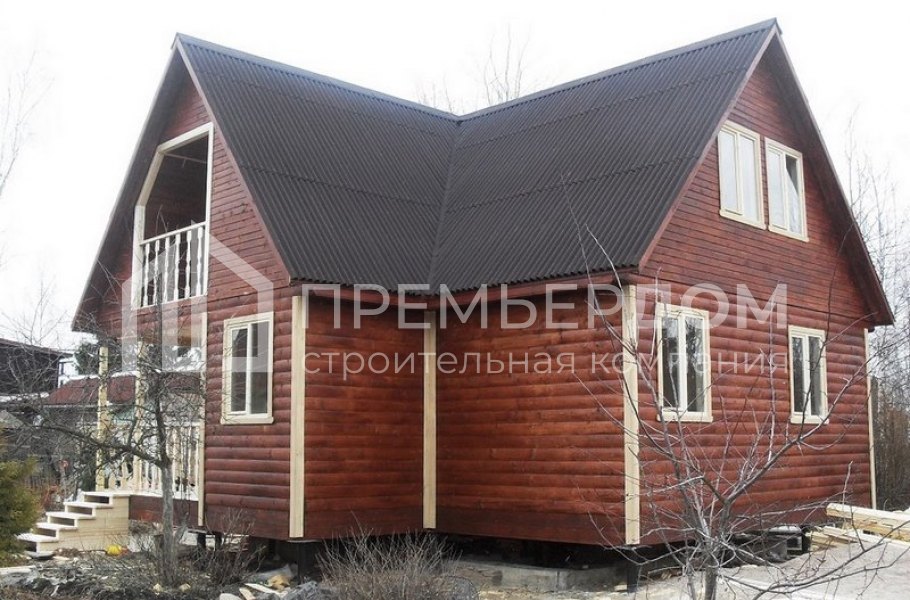 Фото со стройплощадок - Дом по проекту Д-9