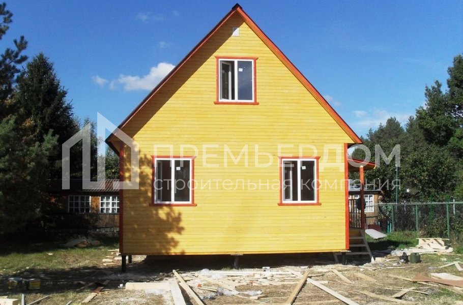 Фото со стройплощадок - Дом по проекту Д-11