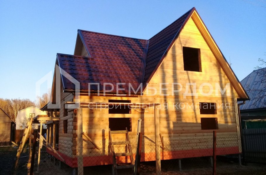 Фото со стройплощадок - Дом по проекту Д-116