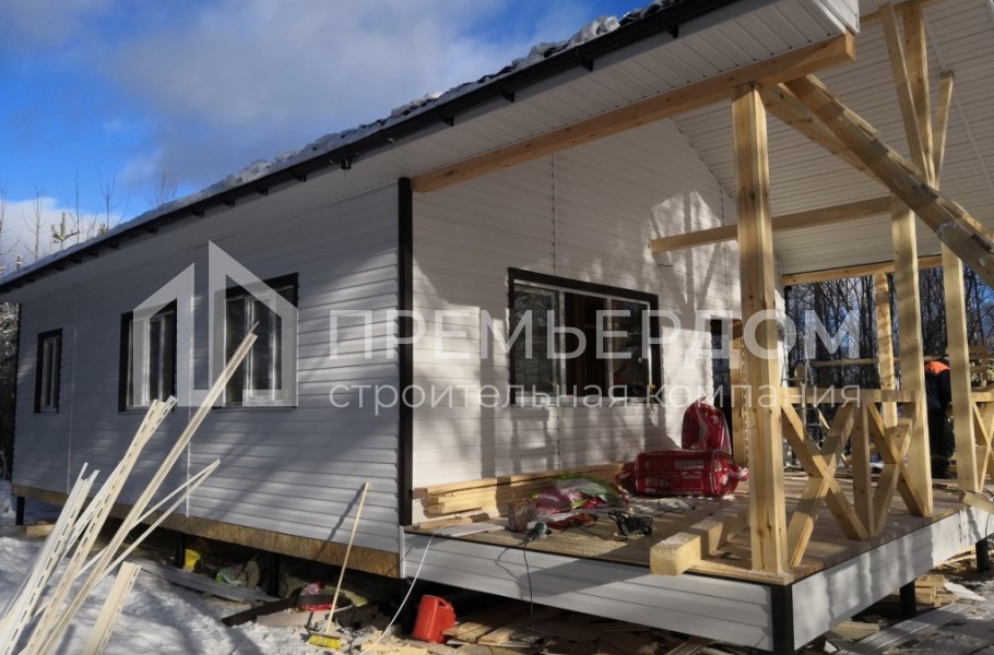 Фото со стройплощадок - Дом по проекту К-92