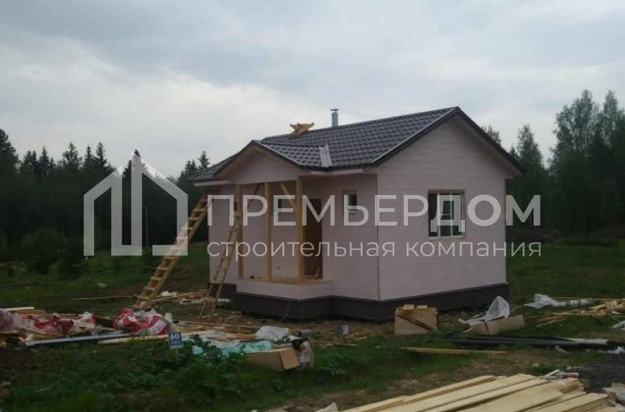 Фото со стройплощадок - Каркасная баня БК-6х7