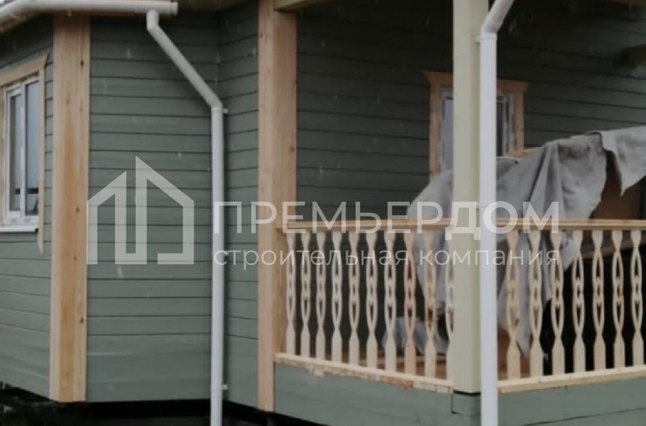 Фото со стройплощадок - Дом по проекту Д-12