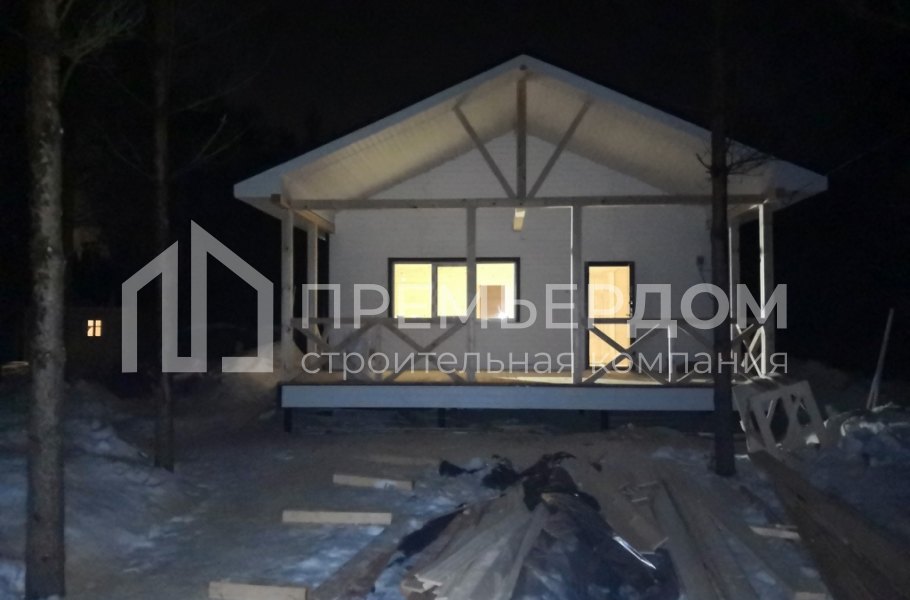 Фото со стройплощадок - Дом по проекту К-92